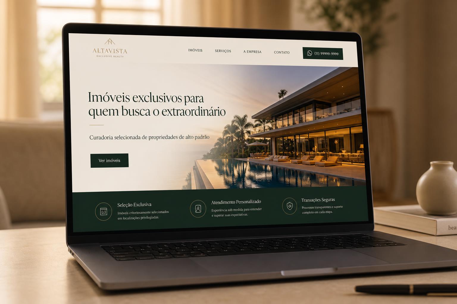 Landing page para Imobiliária Select